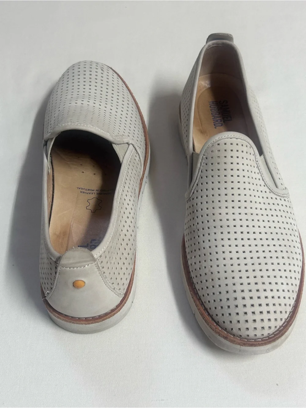 Samuel Hubbard SAM SPORT KICKS 8.5Beige Slip-on Shoes